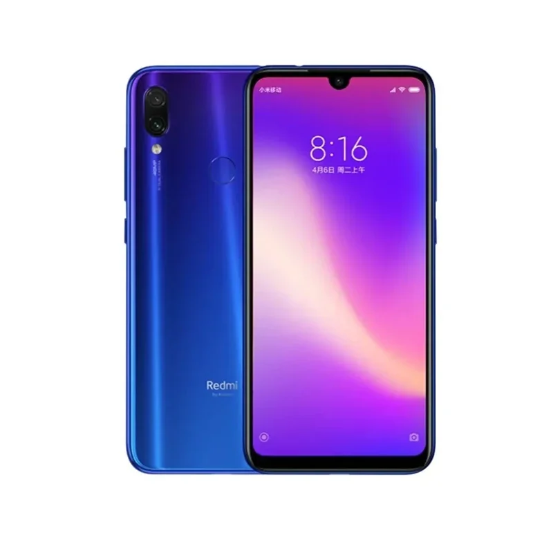 Xiaomi Redmi Note 7 Pro 6G 128G Globale Version Smartphone Android Nachricht kostenloser Adapter Globales gebrauchtes Telefon