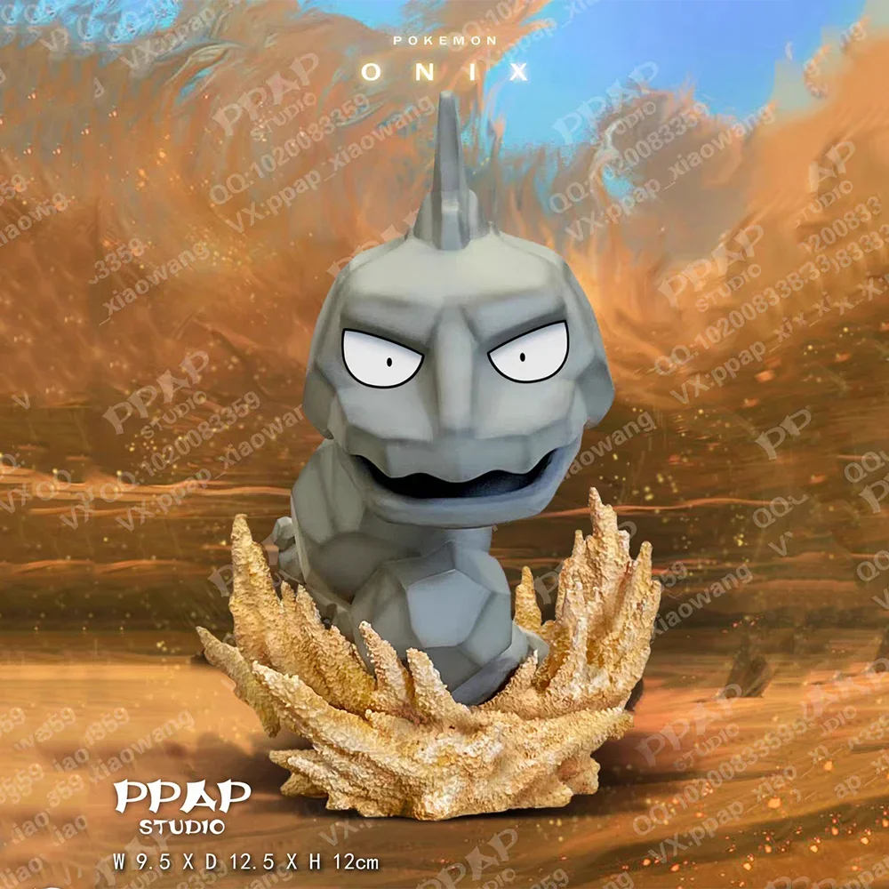 PPAP Pokemon Figure Little Fat Series Onix Action Figure Pokemon #95 Gk Collectible Model Kawaii Adult Kids Toy Surprise Gifts