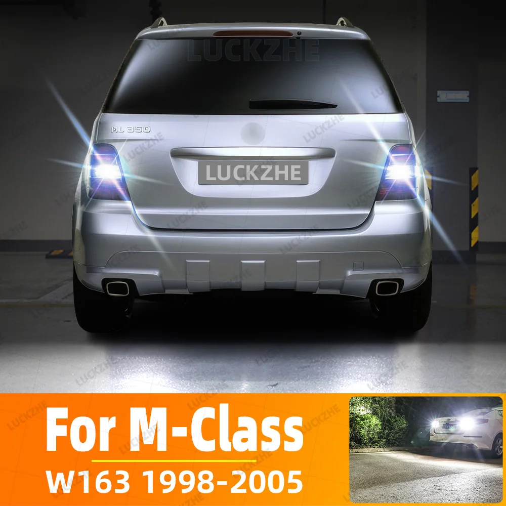 

Для Mercedes Benz M Class W163 светодиодные фонари заднего хода, автомобильная лампа заднего хода, задний фонарь ML W163 1998-2001 2002 2003 2004 2005