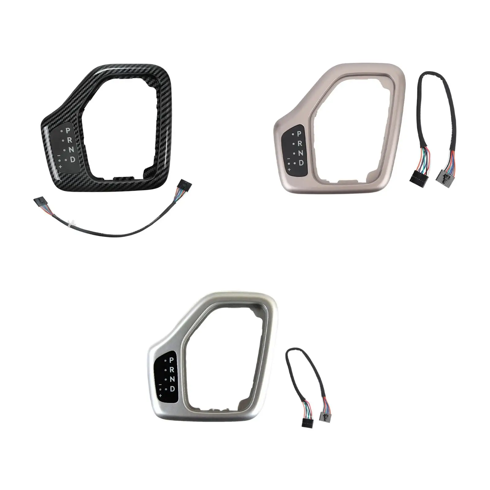 Bisel de palanca de cambios de transmisión con arnés 601-401 Premium Fácil de instalar Reemplazo portátil de alto rendimiento para Jeep Cherokee