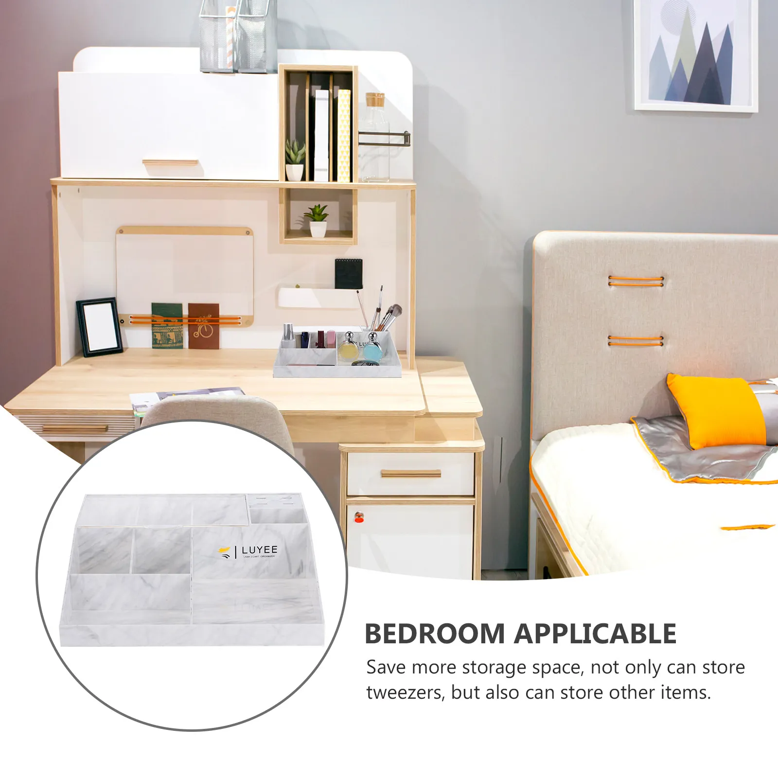 

Коробка для хранения пинцетов (1 шт.), органайзер для инструментов для наращивания ресниц, настольная подставка с сетчатыми отделениями, держатель для пинцетов