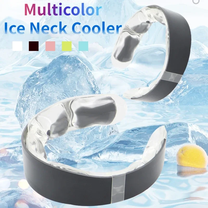 

Ice Neck Cooling Ring Reduce Heat Stroke Refrigeration Ice Ring Practical Long Lasting Coolness Collar Cooler Tool