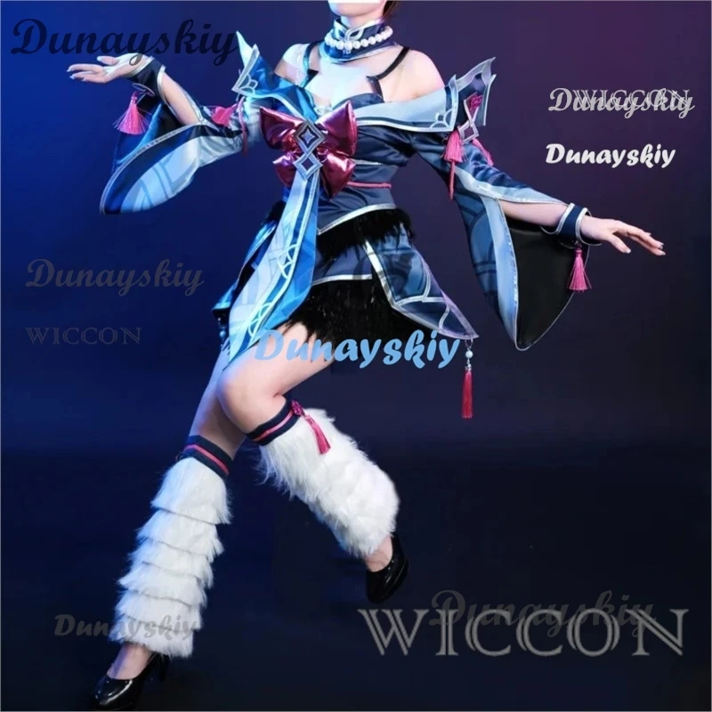 Ahri Snow Moon Kayn Cosplay Costume Game League Of Legends Cosplay Costume Sexy Suit Plush Foot Cover Halloween Gifts