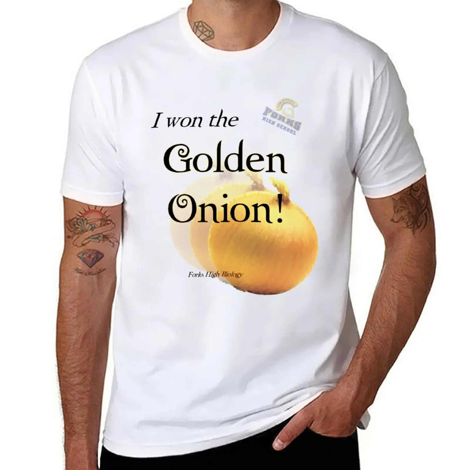 

I won the Golden Onion! T-Shirt t shirts designer man t shirts cotton T-Shirt