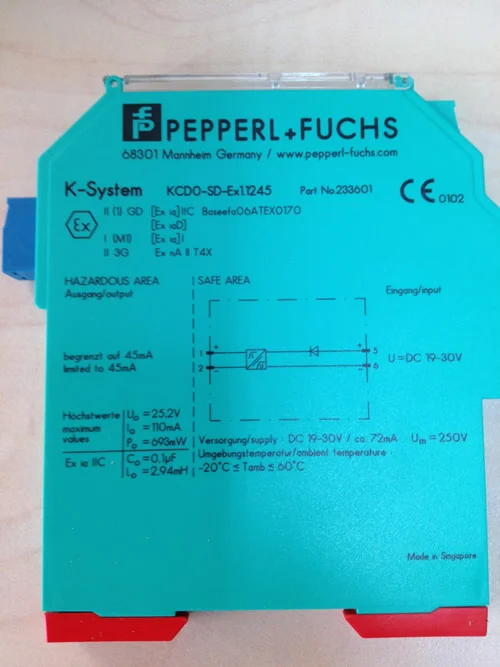 

new Original Pepperl + Fuchsia alarm set safety grid KFD2-CRG2-Ex1.D KFD2-CRG2-1.D