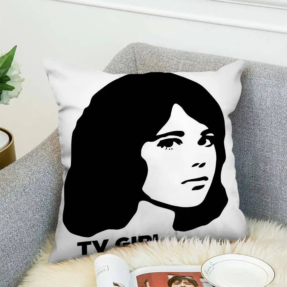 

TV Girl Pillow Case Double-Sided Printing Cushion Cover 45x45 Decorative Cushions Sofa Home Decor Soft Pillowcase