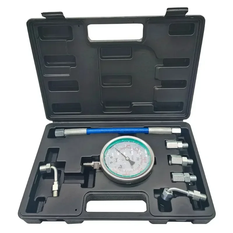 Diesel High Common Rail Pressure Gauge Common Rail Oil Pump Plunger Pressure Gauge Auto Oil Pump Pressure Test Tool