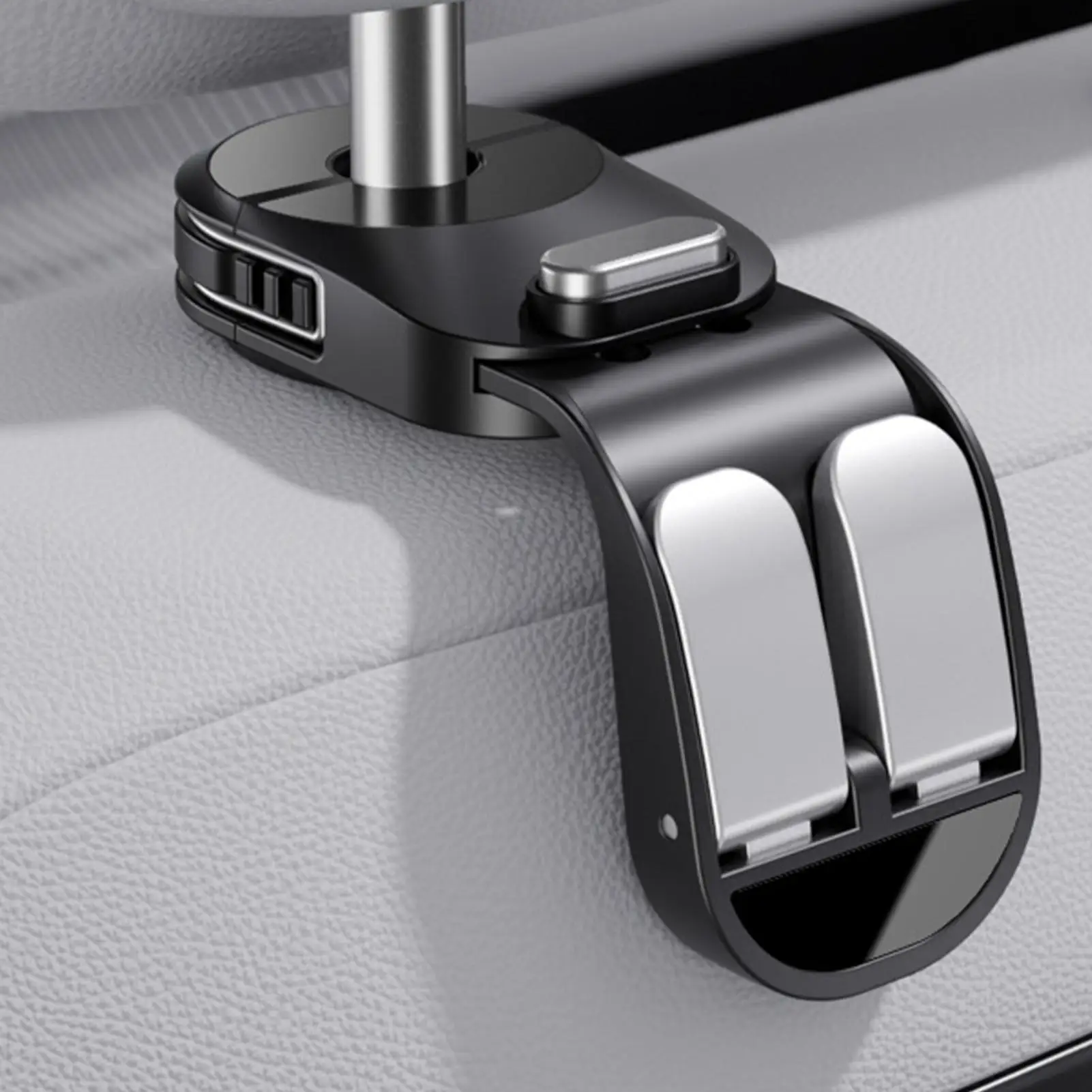 Car Seat Headrest Hook Retractable Foldable Purse Holder Car Headrest for Minivan SUV Taxi Road Trips Travel Commuting Clothing