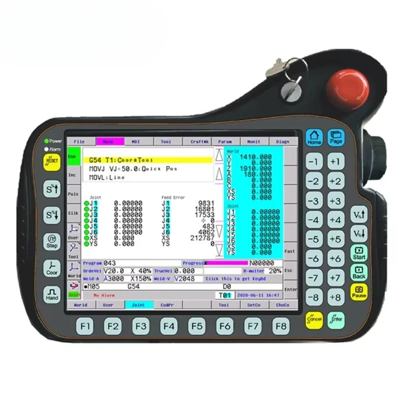 

7-осевой робот-контроллер для автоматического сварочного робота Mig, используемый для промышленного оборудования для сварки стали