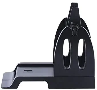 Externe Rolle Label Halter für Desktop Barocde Label Drucker Für Argox Datamax TSC Godex Zebra Drucker (schwarz)