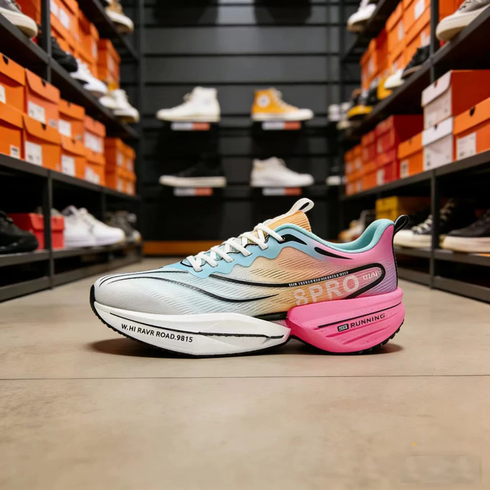 

Мужская спортивная обувь Кроссовки для бега Кроссовки из углеродистой пластины Женские кроссовки для марафонских гонок Амортизирующие кроссовки для легкой атлетики