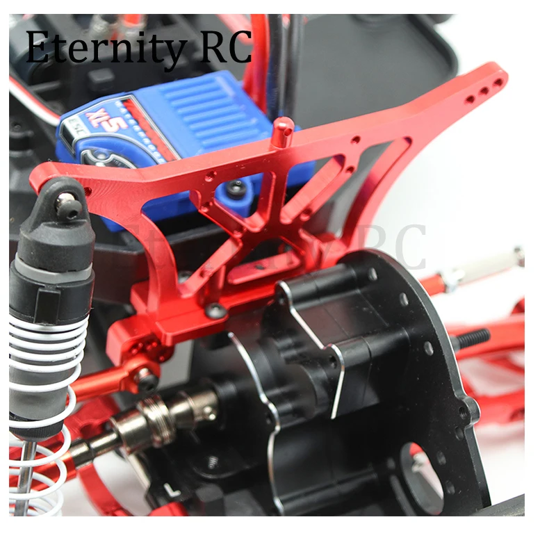 Upgrade Aluminum Alloy Chassis Arm C Seat Rear Stub Axle Parts Kit for 1/10 Traxxas 2WD Slash Rustler Stampede Parts