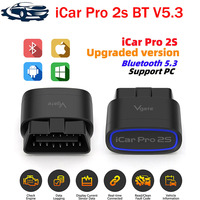 Vgate iCar Pro 2S ELM327 Bluetooth 5.3 for Android/IOS/PC OBD2 Car Diagnostic Tool elm 327 Upgraded OBD 2 V2.3 Auto Scanner