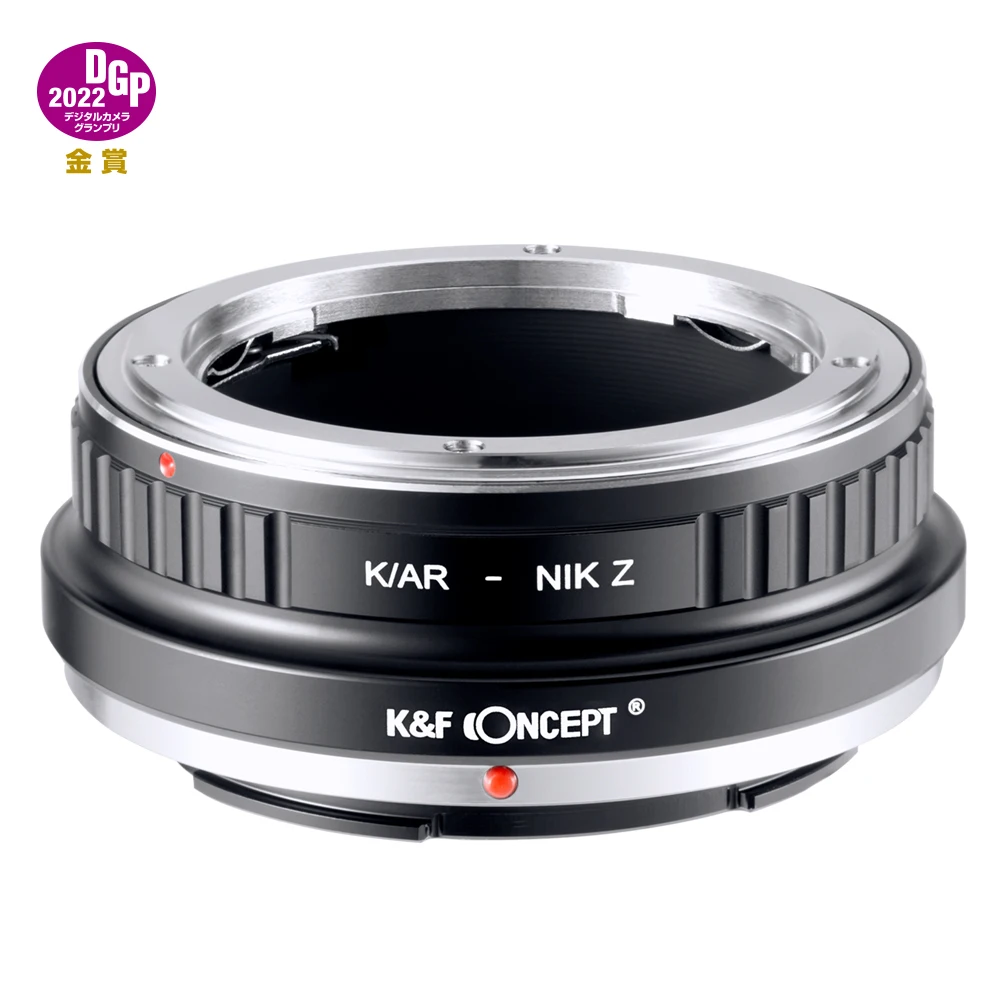 K&F Concept K/AR-NIK Z Adapter for Konica AR Mount Lens to Nikon Z Mount Camera Zfc zf Z30 Z50 Z5 Z6 Z6II Z9 Lens Adaptor Ring