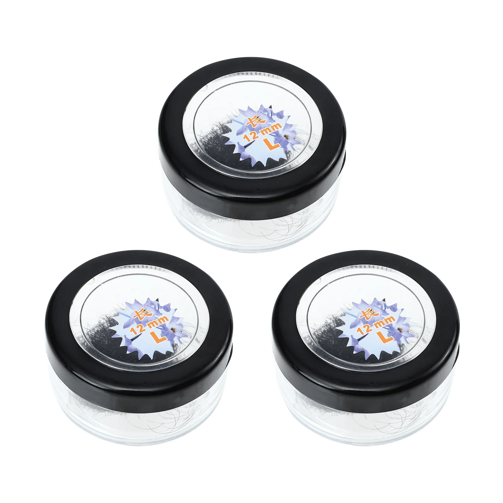 

3 Boxes Individual Eyelashes Extension Kit Artificial Makeup Lashes Natural Style Reusable Lash Extension Supplies