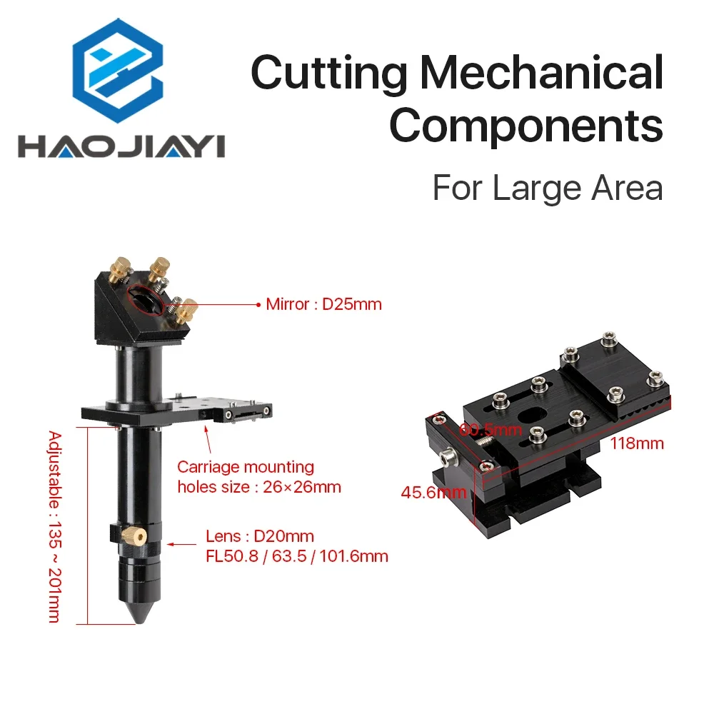 Whole set mechanical components for DIY large format CO2 laser cutting and engraving machine 1318 1325 1518 1525 1820 1825 2030