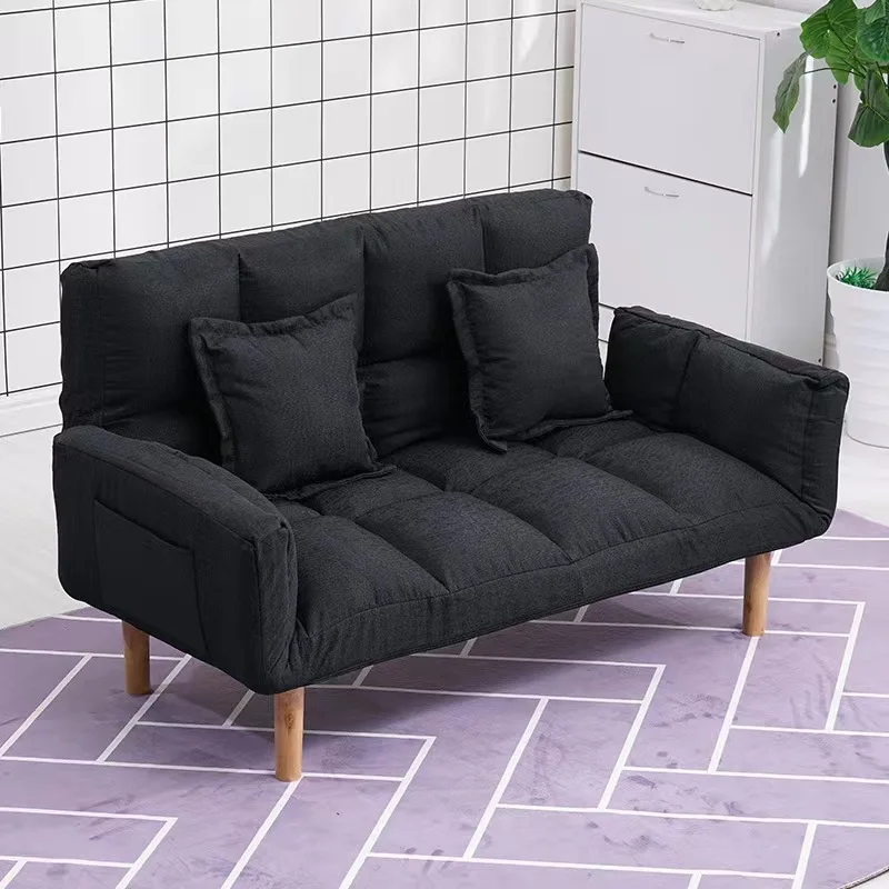 #Direct from Manufacturer Simple Double Person Folding Sofa Bed for Living Room Apartment Villa Application for Lazy Persons