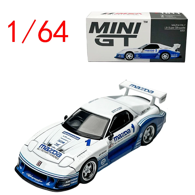 

MINIGT 1/64 литая под давлением модель автомобиля из сплава MAZDA RX7 игрушка для мальчиков подарок в оригинальной коробке