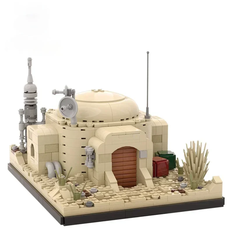 Movie Merchandise Desert Fortress Building Blocks MOC-50144 Tatooined Slums Home Assembly Model Puzzle Kids Toy Birthday Gift