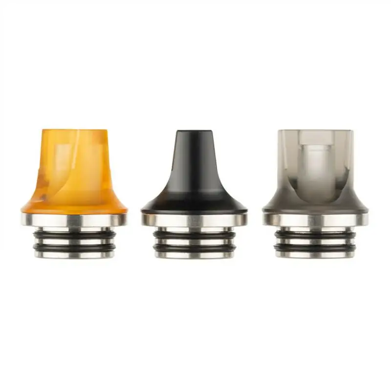 810 Flat Mouth Stainless Steel Resin Drip Tips for zeus x rta Kylin Mini V2 RTA RDA Atomizer RTA RBA Blaze RTA Dead Rabbit 3 RTA