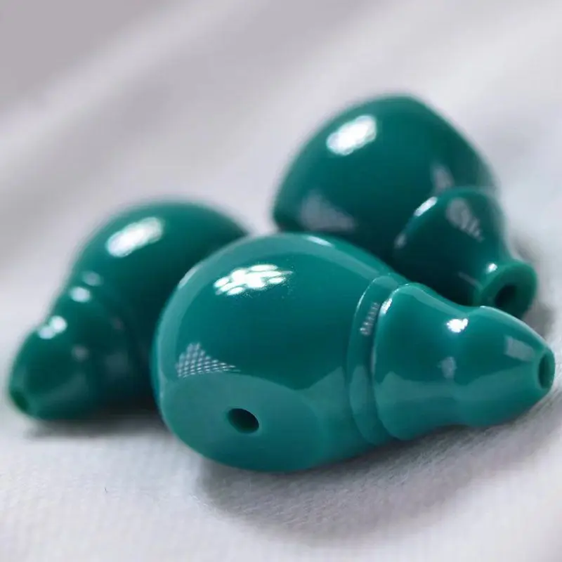 Hubei Turquoise No Optimization Natural High Porcelain Blue Three-way Round Bracelet Buddha Bead Accessories