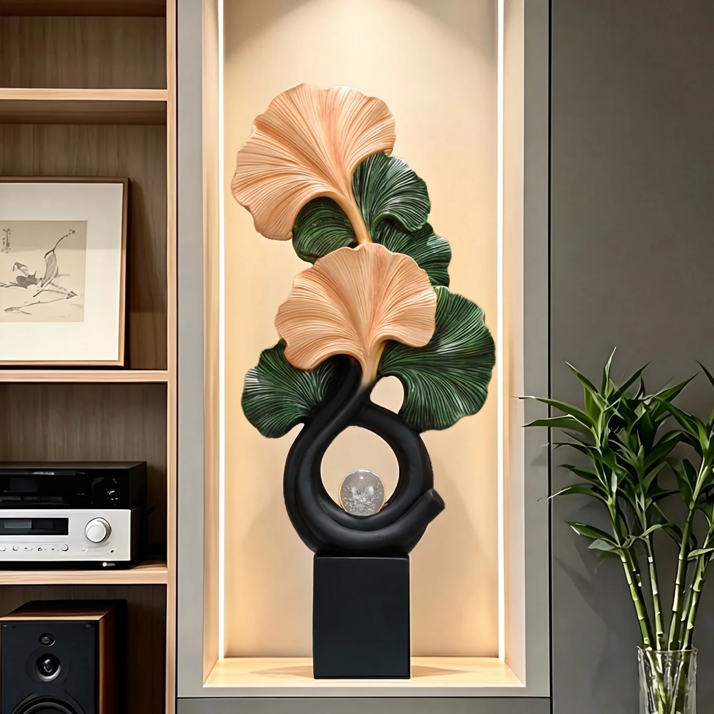 DSA entrance ornament comes and goes, living room TV cabinet on both sides vertical height light luxury high-end decoration