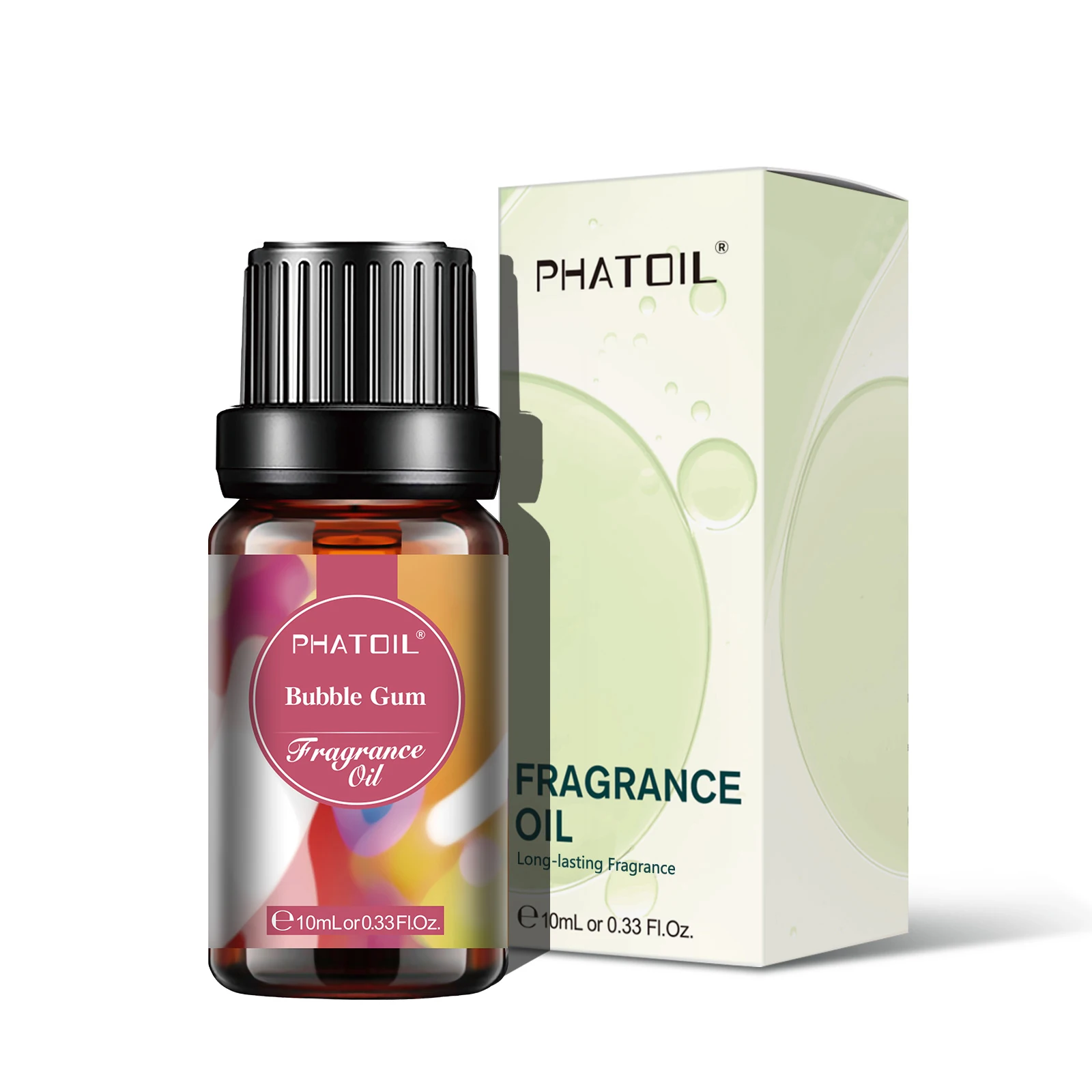 PHATOIL 10ml Fragrance Oil For DIY Perfume,Candle Making,Diffuser-White Musk Coconut & Vanilla Bubble Gum Baby Powder Aroma Oils view 4