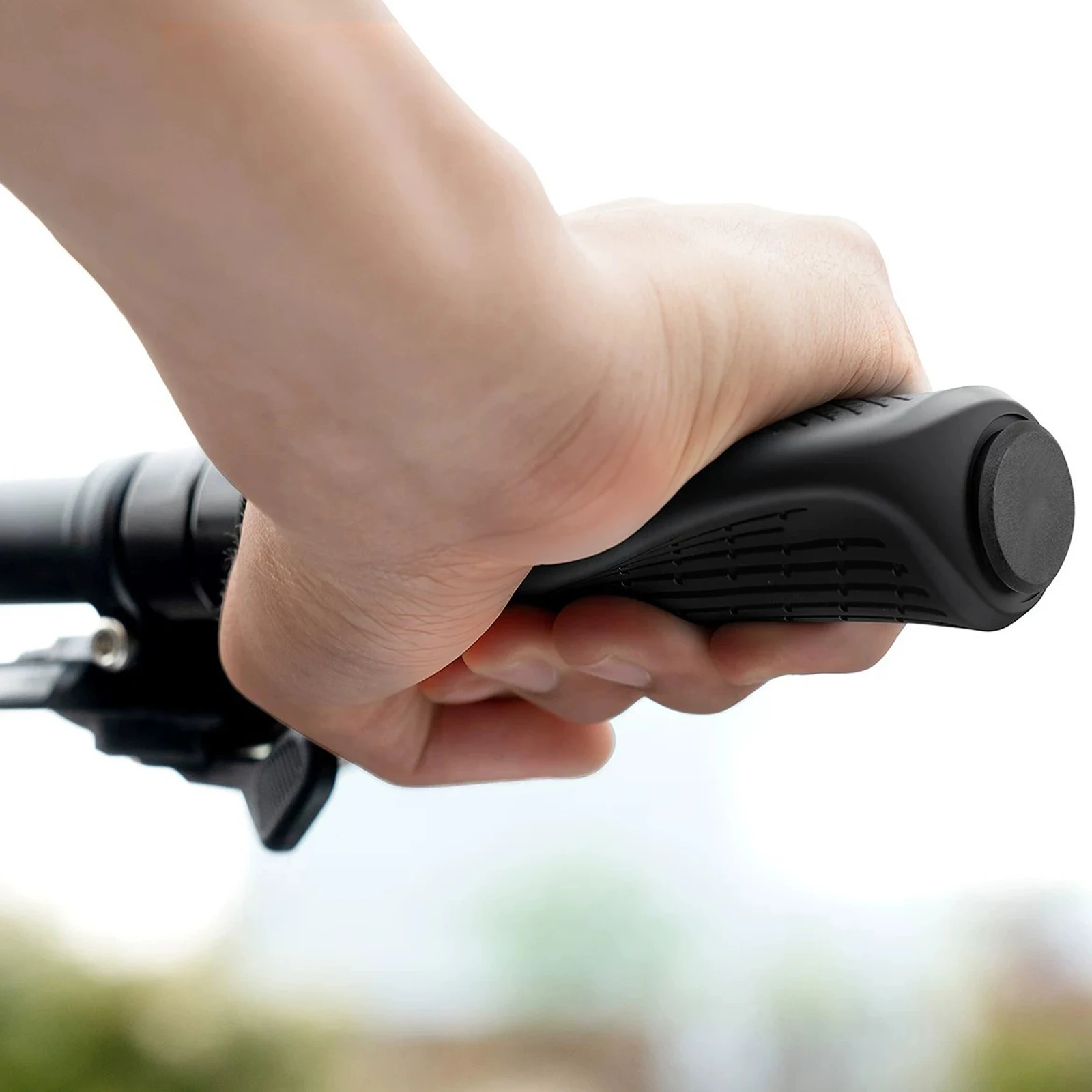TOSUOD Fahrrad-Lenkergriffe, rutschfest, atmungsaktiv, hochelastisch, ergonomisch, stoßfest, passend für 22,2-mm-Lenker, MTB, Rennrad, Zubehör – Detail 12