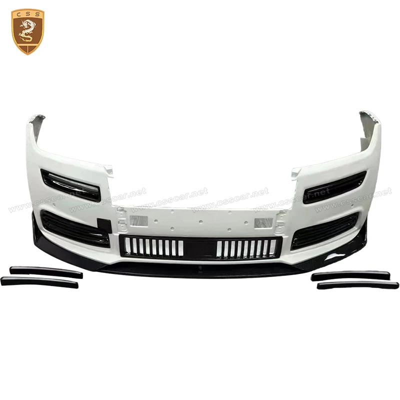 Car Wide Front Rear Bumper Guard With Mesh Engine Bonnet Hood Cover Side Fender For Rolls Royce Ghost 4th Generation MSY Style