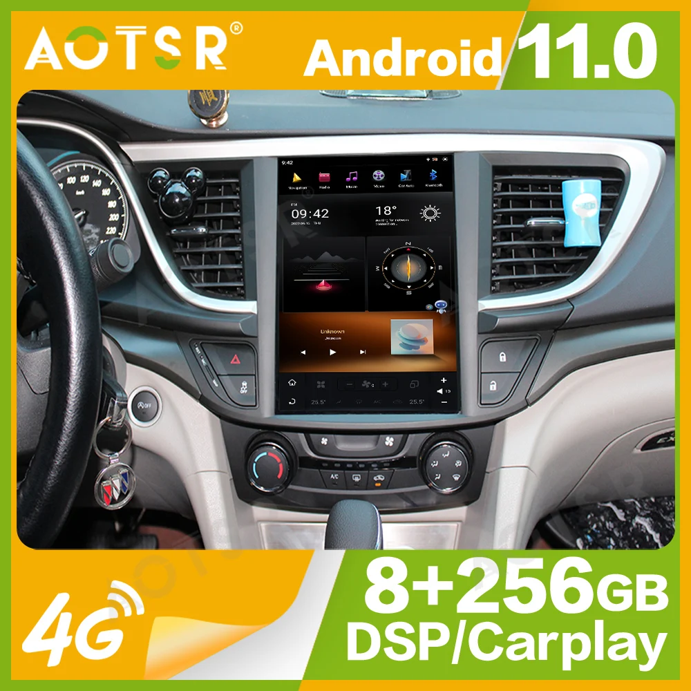 

10.4'' Qualcomm 8 core For Buick Excelle XT 2015 Car Radio Multimedia Android 11 Auto GPS Navigation Carplay Head Unit 2 Din