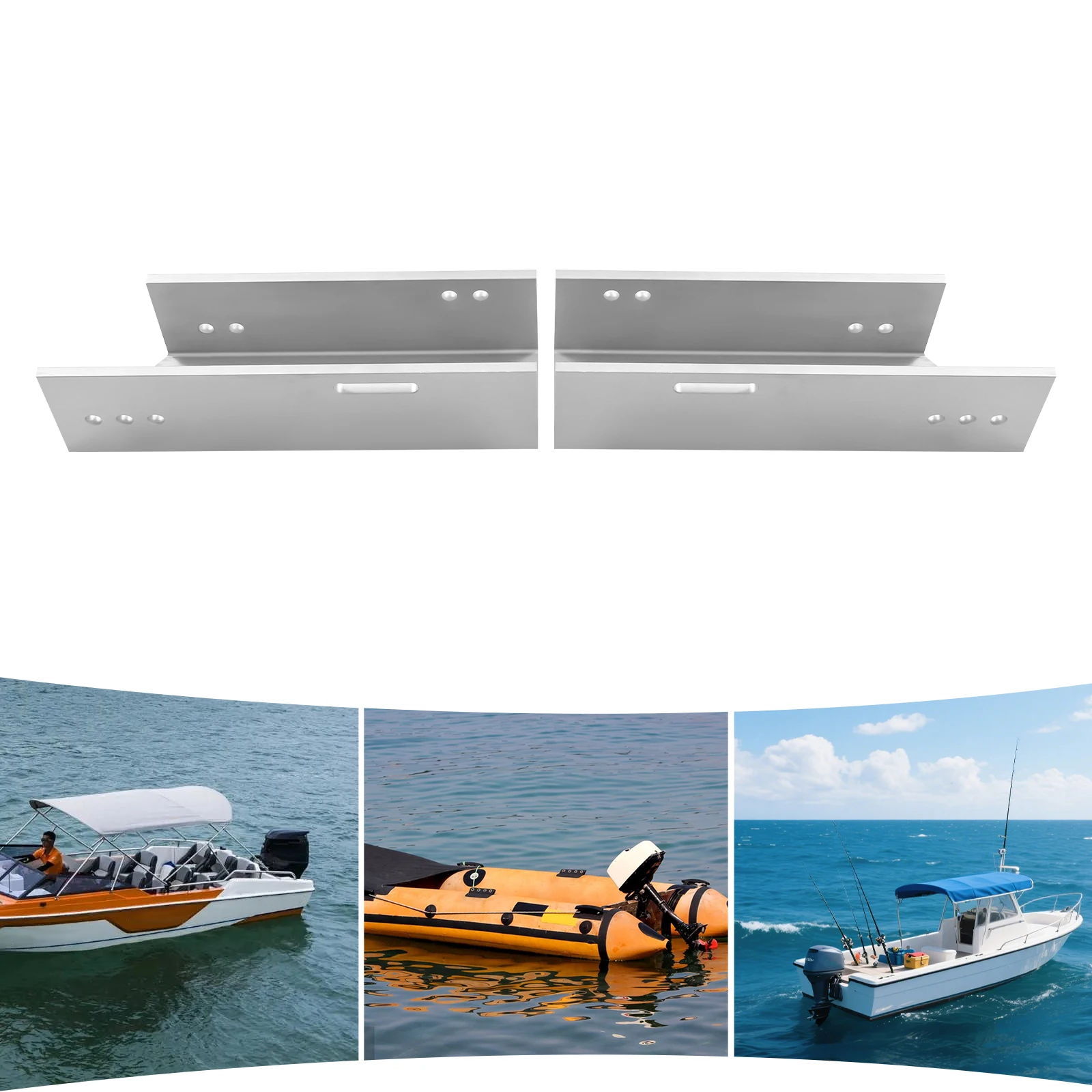 Marine Outboard Engine Manual Jack Plate, Outboard Motor Short Transom Fix Jack Plate, Aluminum Alloy for Yamaha 2-Stroke 60/4-Stroke 60 Horsepower Models