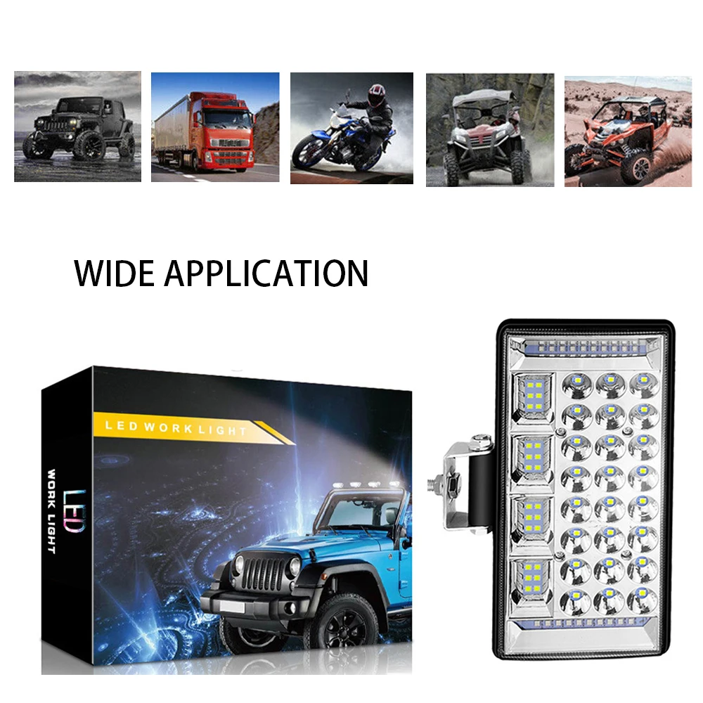 9V-30V 204W Автомобильный светодиодный рабочий светильник Spot Combo Beam Spotlights передняя фара противотуманная фара для автомобиля SUV внедорожника лодки