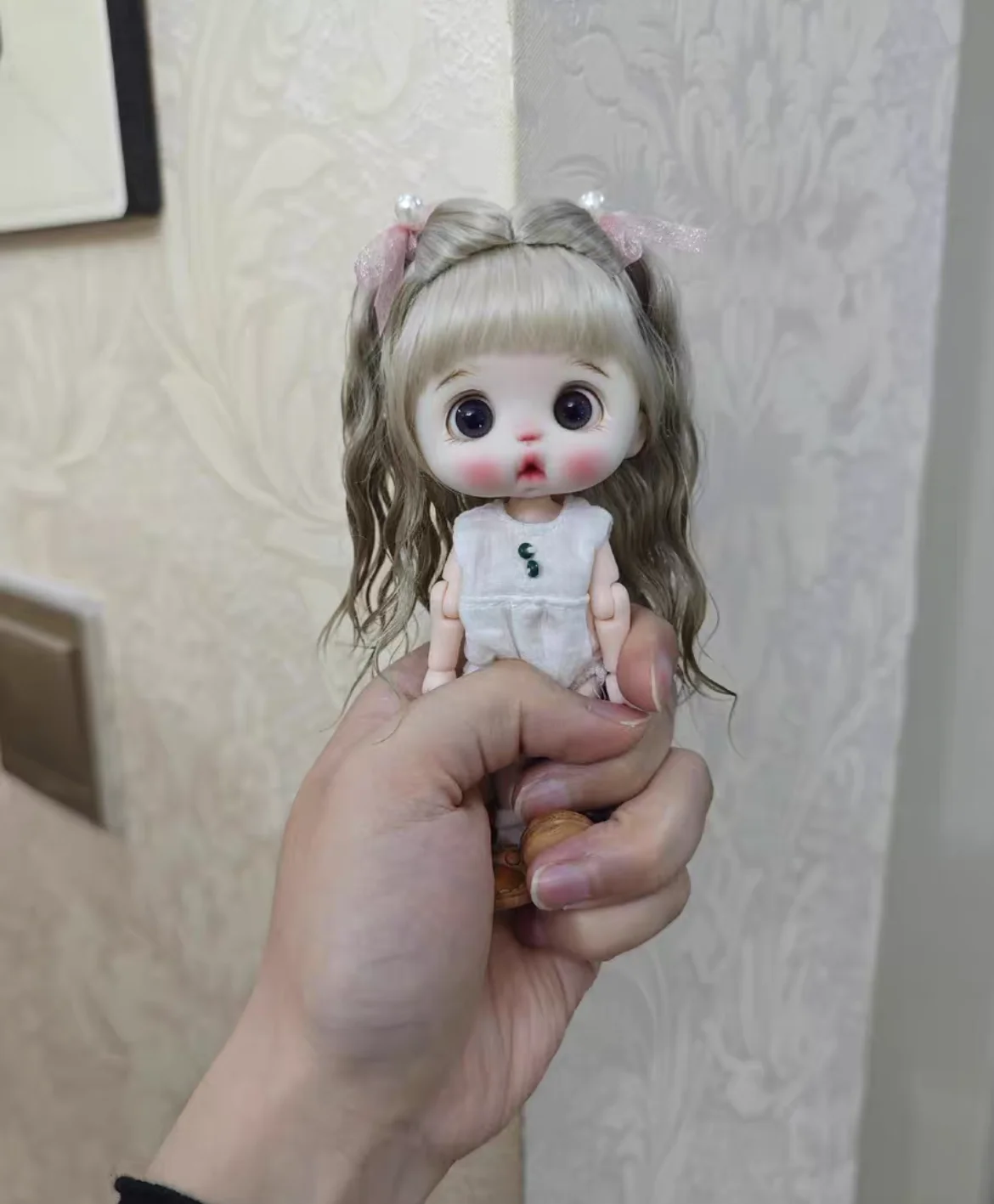 Hair for doll OB11 hardhead shell wig 5-6