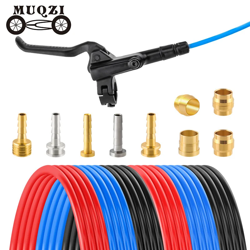 MUQZI 3m Hydraulic Disc Brake Hose Kit For BH90 BH59 SRAM MAGURA TEKTRO Brake Olive MTB Road Bike Brake Connecting Insert Needle 