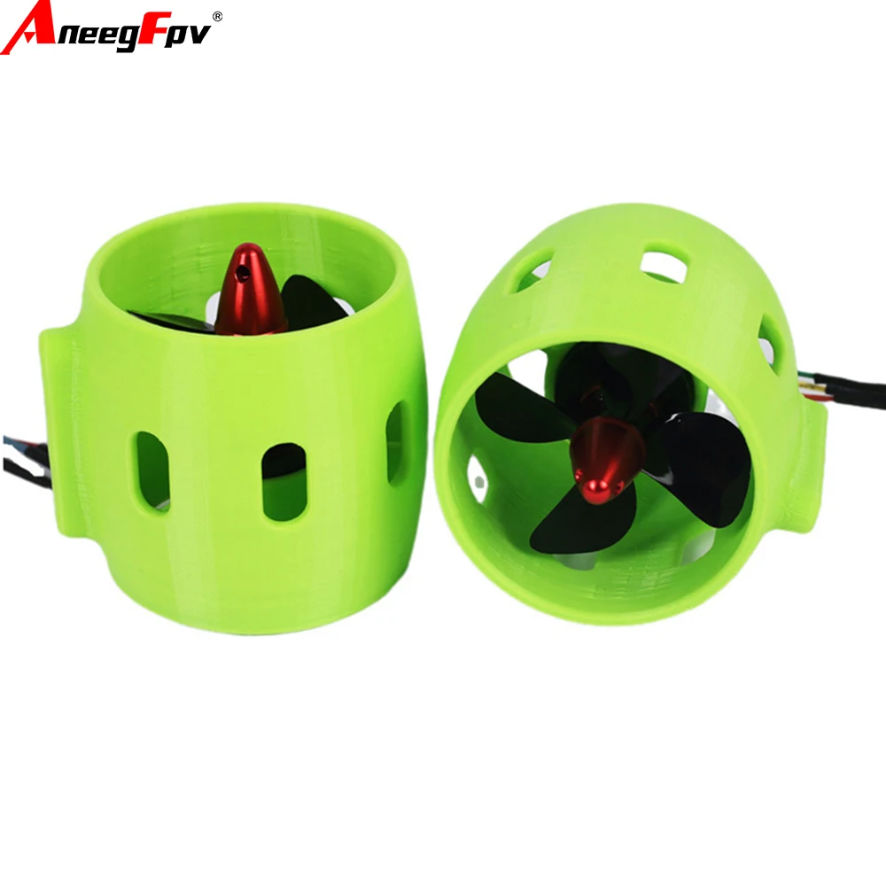 DIY RC 로봇 제트 보트 4-블레이드 수중 추진기 엔진 12V-24V 20A CW/CCW 디코이 네스트 보트 잠수함 모터용