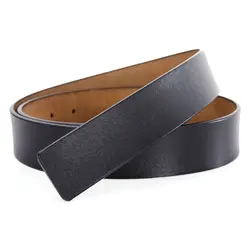 No Buckle Genuine Leather Belts With Holes High Quality 100% Pure Cowhide Belt Strap 3.3CM/3.7CM