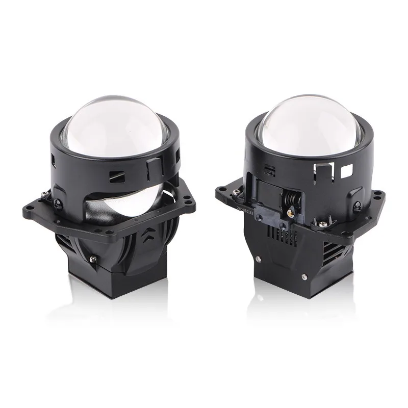 

Premium Quality 3 Inch Bi LED Projector Lens Headlight Retrofit - 12V 130W 6000K Hi Lo Beam CSP 3570 Chips LHD Car Light