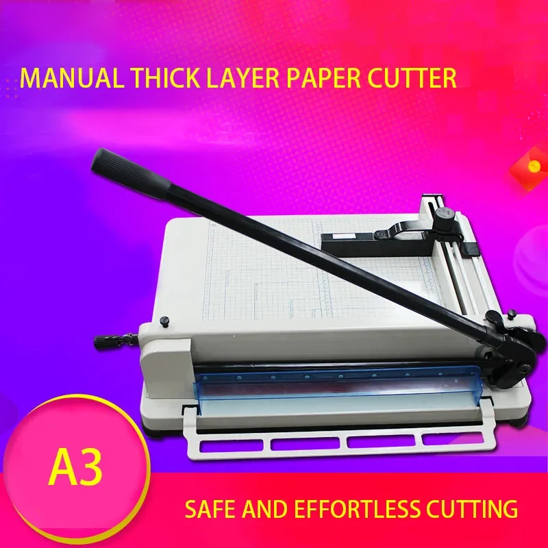 858 Type A3 Paper Cutter Cutting Knife Photo Album Book Trimming Machine Cutting Machine Office Special Paper Cutting Tool