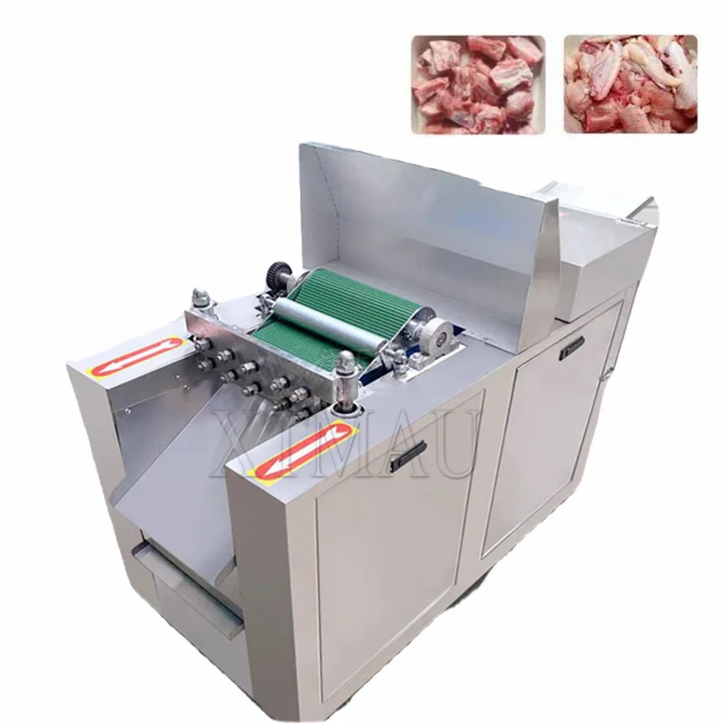 Automatic Frozen Fish Meat Cube Cutting Chicken Machinebone Meat Cutter Chicken Fish Cutting Machine