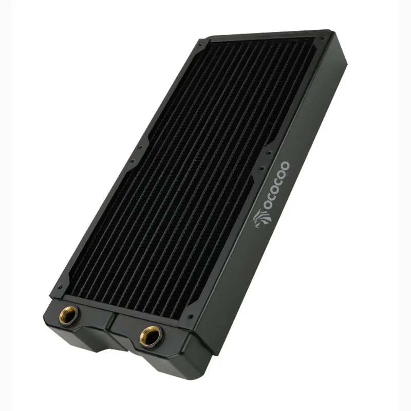 Yingbo 280 شريط نحاسي 40 مبادل حراري سميك صف تبديد الحرارة صف بارد هيكل الكمبيوتر النحاس المياه الصف البارد لتقوم بها بنفسك انقسام وات