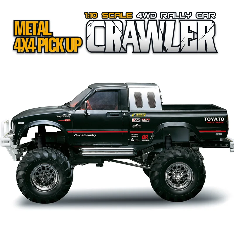 

1/10 RC пикап рок 4x4 с дистанционным управлением гусеничный раллийный автомобиль DIY гоночный автомобиль модель комплект для энтузиастов TH05147-SMT7