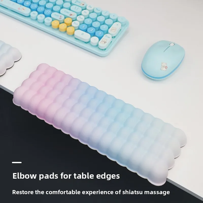 Desk Arm Rest Pad Ergonomic Elbow Support Cushion Office Mouse Pad with Wrist Rest for Computer Users