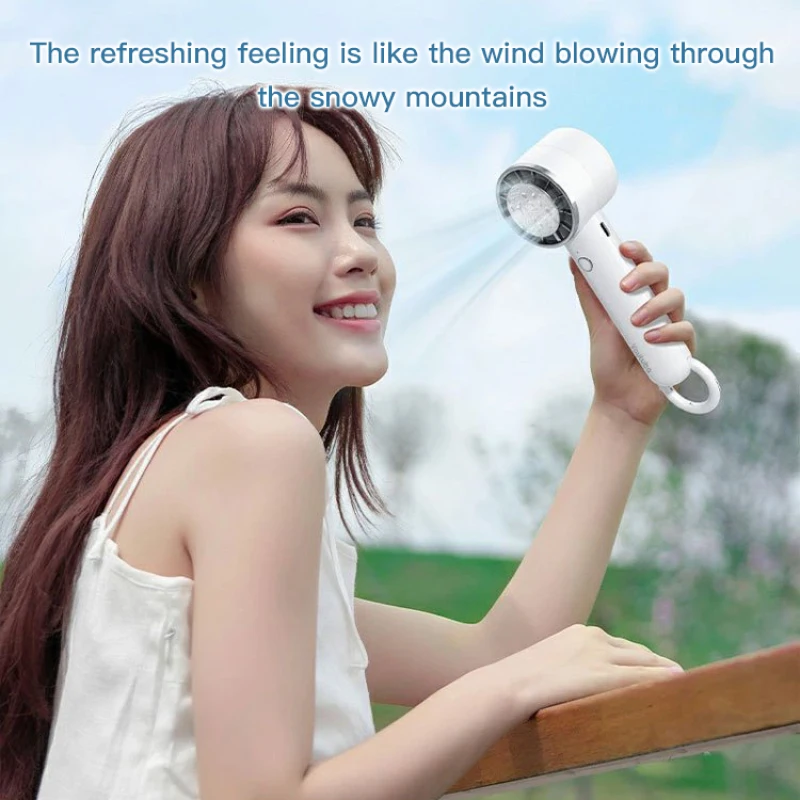 Ручной полупроводниковый охлаждающий вентилятор с пряжкой для альпинизма для путешествий