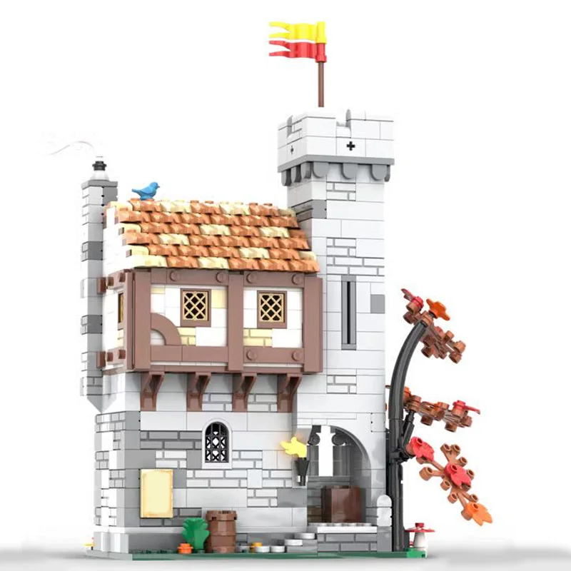 867 ชิ้น ชุดตัวต่อเมดิโอลนีนส์ เกارد อินน์ MOC แบบประกอบเอง ตัวต่อสร้างสรรค์ ดีไซน์สร้างสรรค์ ของเล่นเด็กผู้ชาย ของขวัญวันเกิด