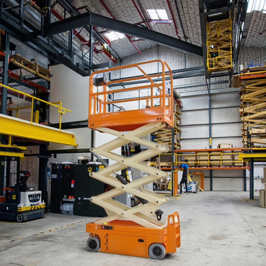 YG Customized Self-propelled Scissor Lifting Platform Easy Operation Electric Drive Scissor Lift Construction Manufacturing Lift