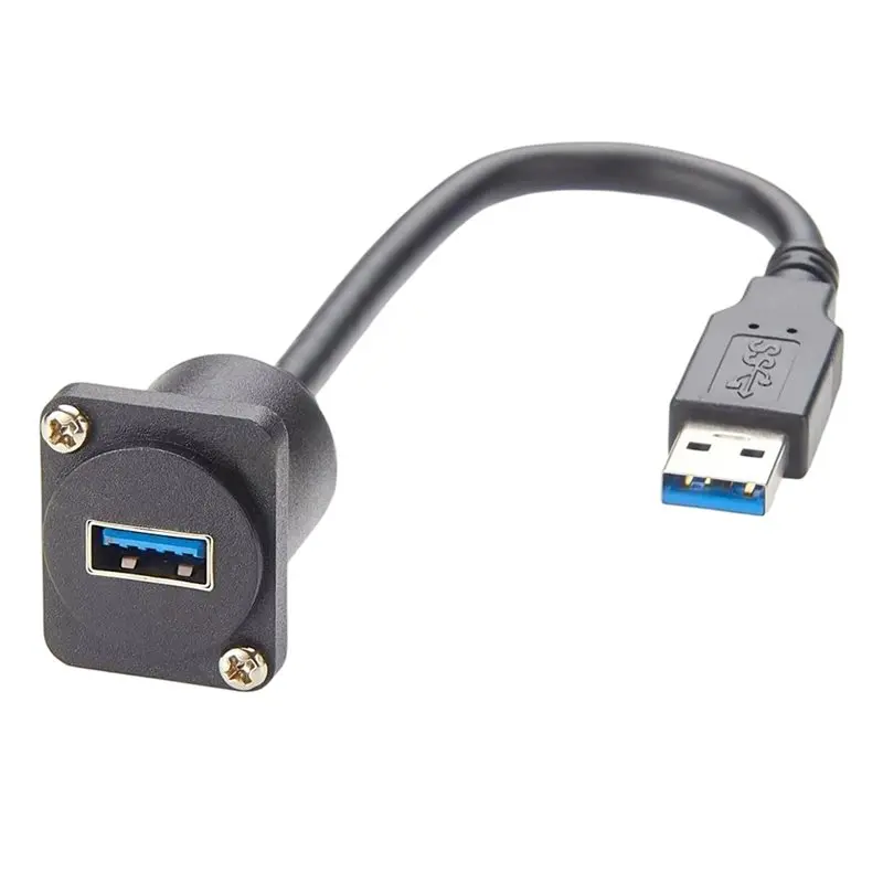 【HOT A69Z!】D Patch Panel Mounting Cable Panel-Mount Extension Cable Female To Male Extension Cable For XLR Panel Mount And Flang