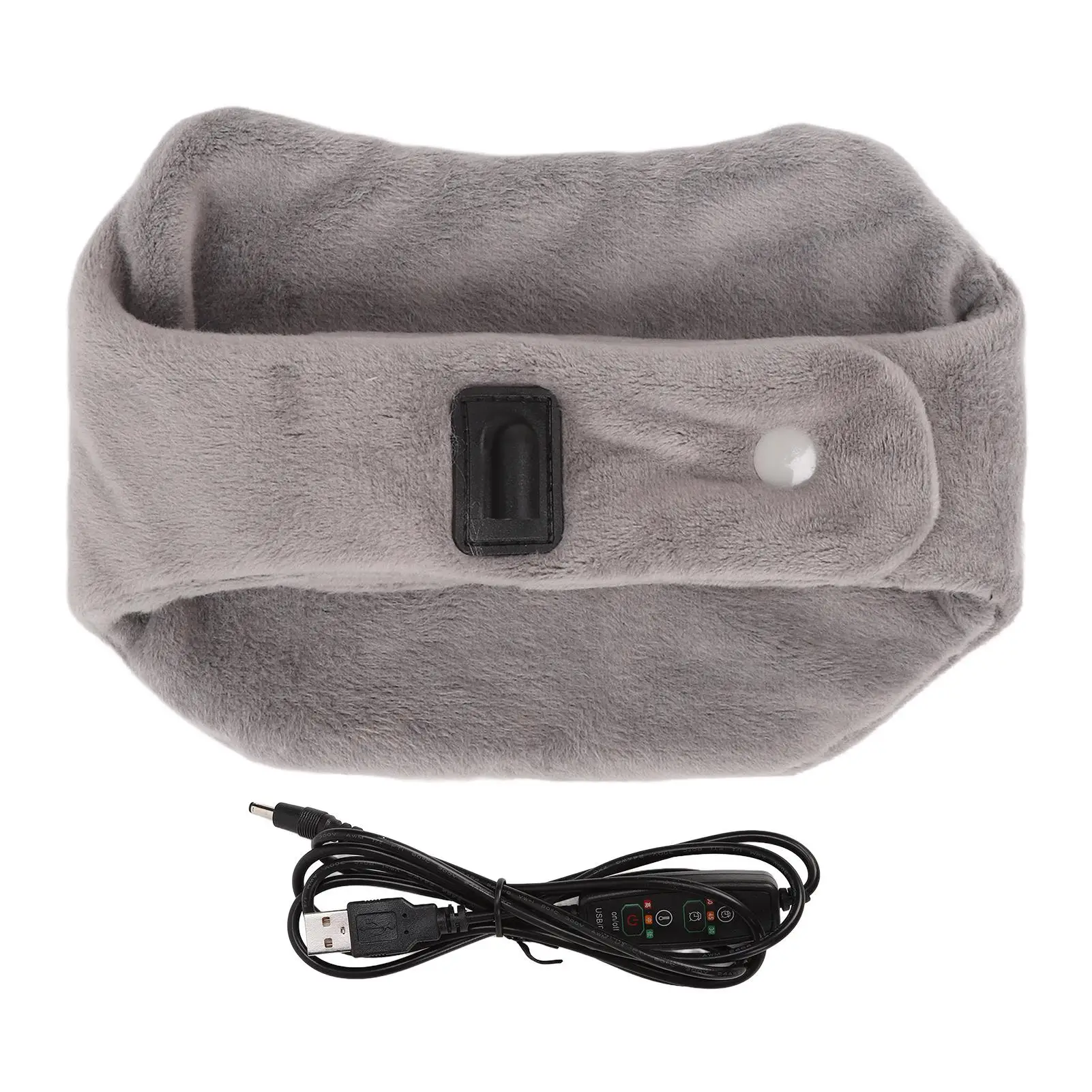 

Heated Neck Wrap Electric Heating Pad for Blood Circulation Soft Mink Fleece for office Use