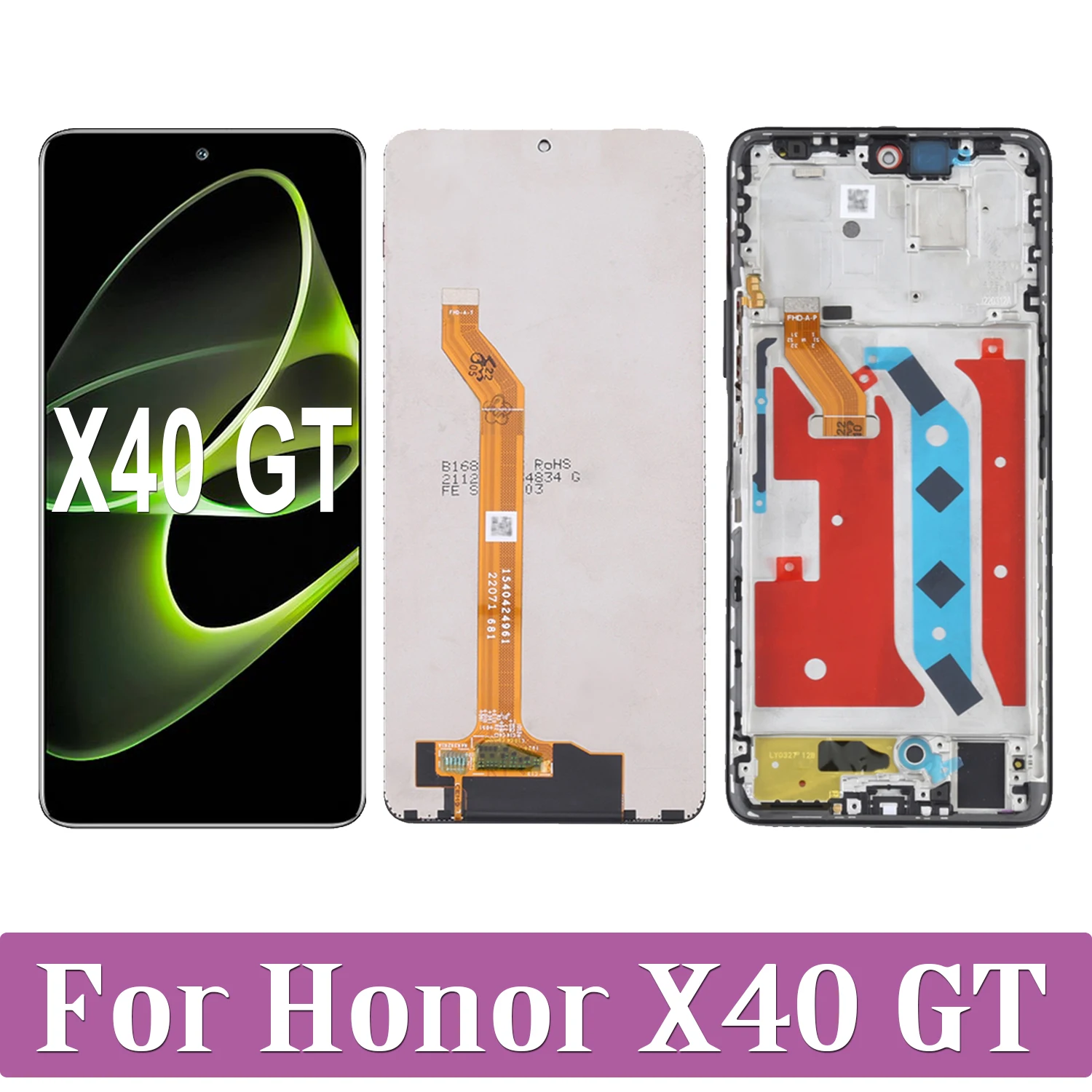 

For Huawei Honor X40 GT X40GT ADT-AN00 LCD Display Touch Screen Replacement Digitizer Assembly