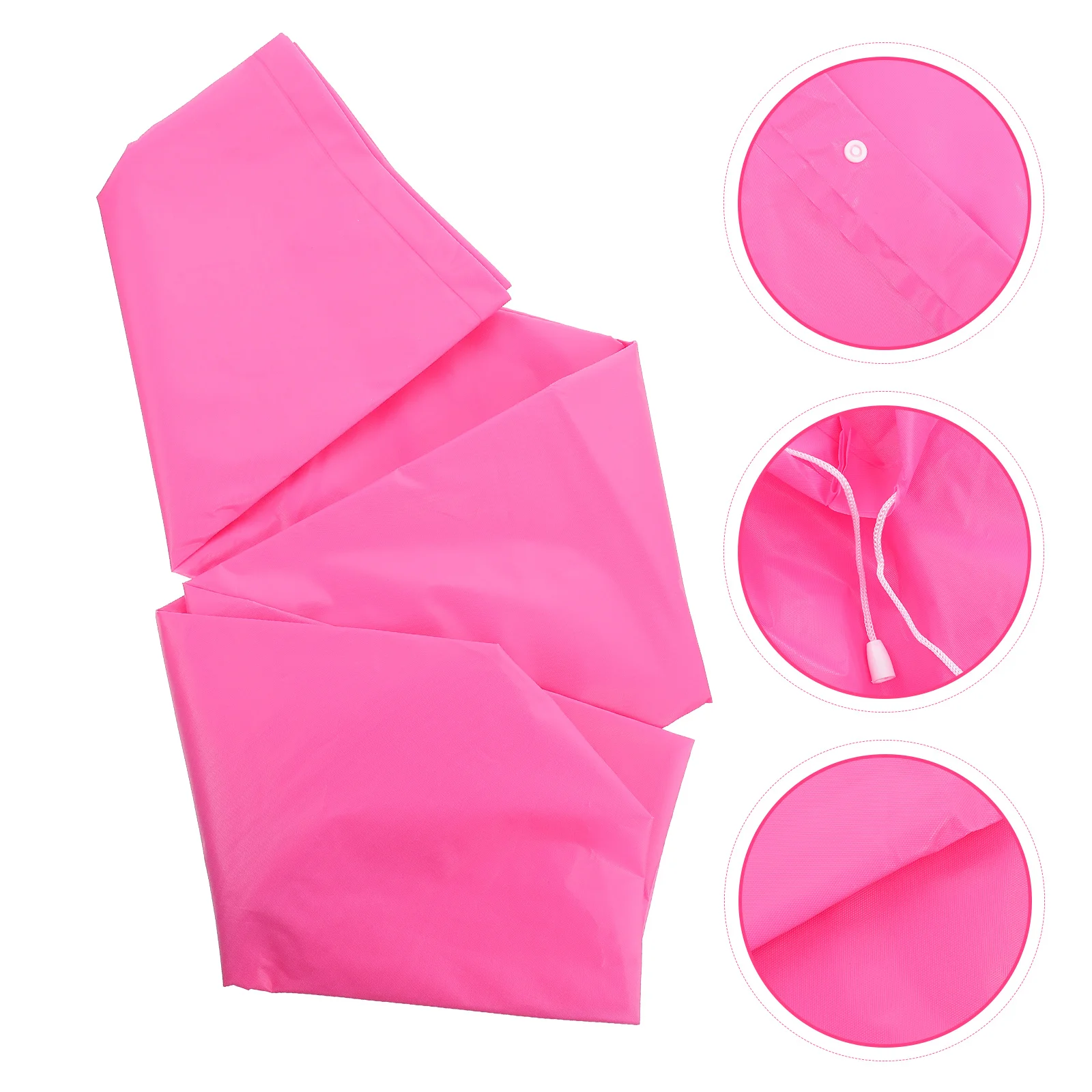 

Waterproof Rain Poncho Hooded Raincoat Adult Bike Pink Eva Individual Women's Raincoats