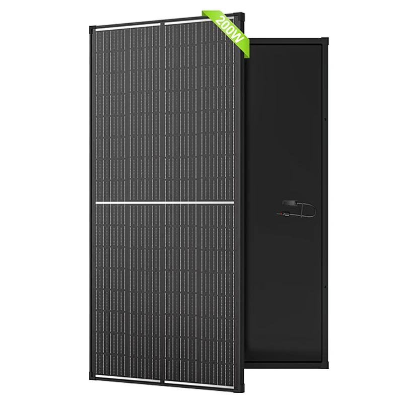 RVPOZWER 200 W Solarpanel, 12 Volt, monokristallines Solarpanel, 18 BB-Zellen, hocheffizientes Modul, Wohnmobil, Marine, Boot, Wohnwagen, netzunabhängig